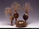 Bird Family, Woodfired